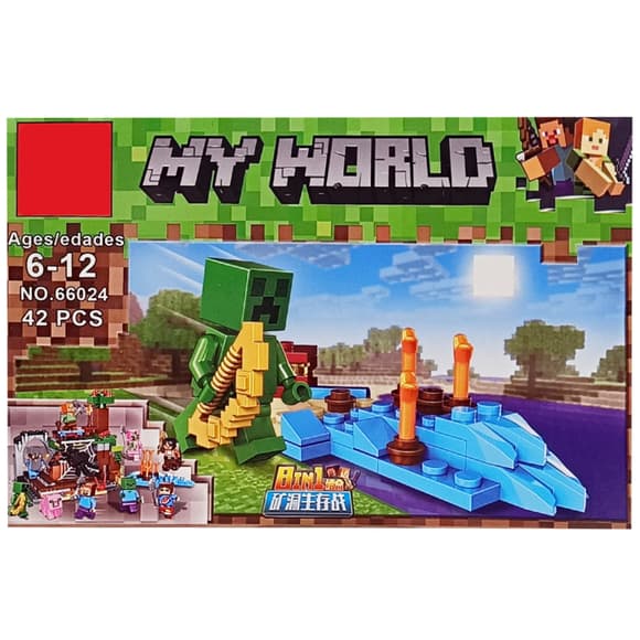 Конструктор детский "Minecraft" 66024K-7, 41 деталь