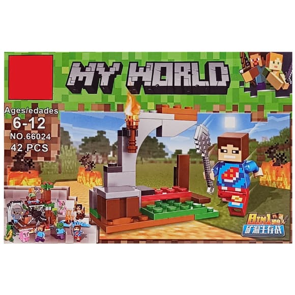 Конструктор дитячий "Minecraft" 66024K-6, 41 деталь