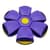 Летящ ий трансформерный мяч 1002-3(Dark-Violet) светится