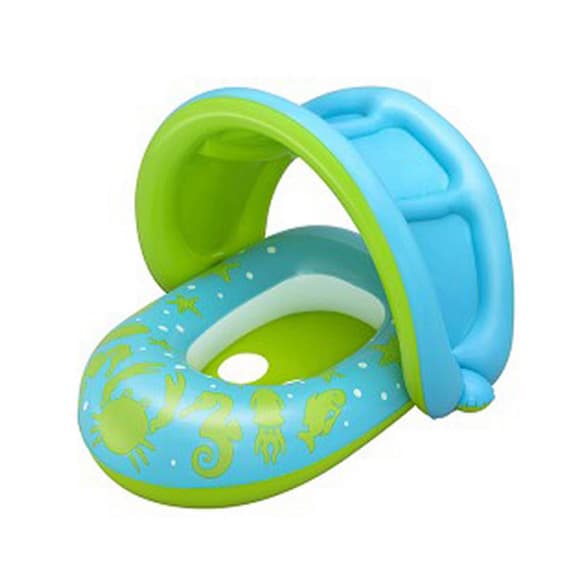 Детский надувной плотик 34091(Blue-Green) размер 80х85 см