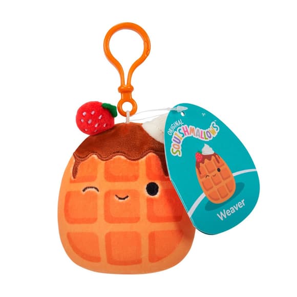 Мягкая игрушка на клипсе "Вафелька Вивер" Squishmallows SQCP00219, 9 см