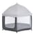 Детская платка манеж MR 1515 Platinum Grey 140х124х110 см