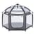 Детская платка манеж MR 1515 Platinum Grey 140х124х110 см