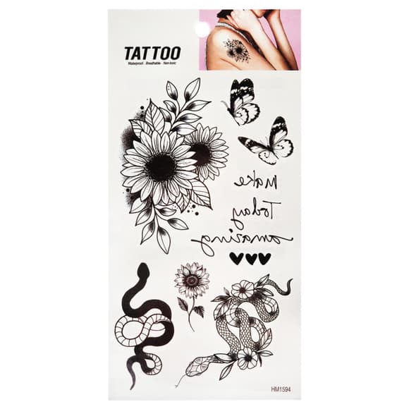 Временная татуировка "Make today amazing Tattoo" 1020-HM1594