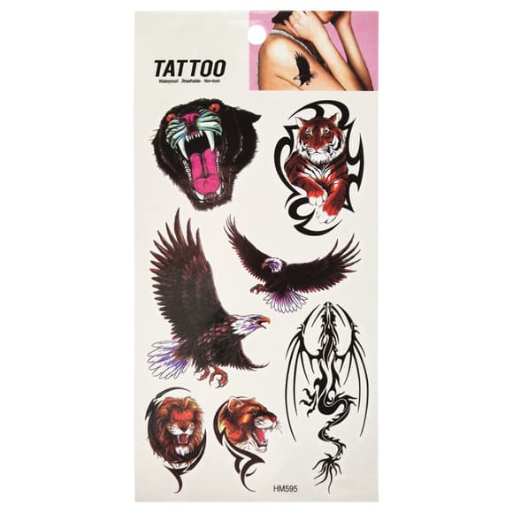 Временная татуировка "Животные и птицы Tattoo" 1020-HM595