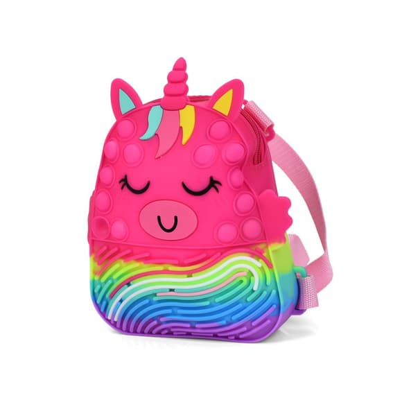 Дитяча сумочка-рюкзачок "Єдинор іг" 9882(Pink) розмір 20 см
