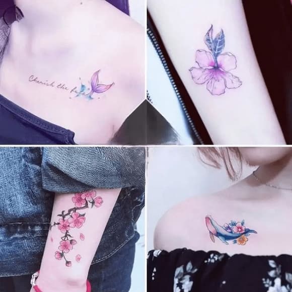  Набор детских временных тату "Цветные мини №1" color-tattoo-mini-set-30