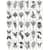 Набор детских временных тату "Черные мини №4" black-tattoo-mini-set-4-H