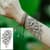 Набор детских временных тату "Черные мини №4" black-tattoo-mini-set-4-H