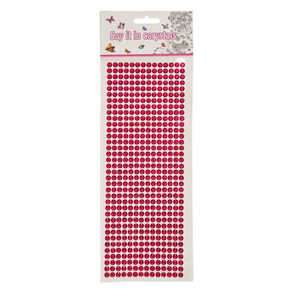 Наклейки декоративные XY-004(Ruby) на планшетке 504 шт