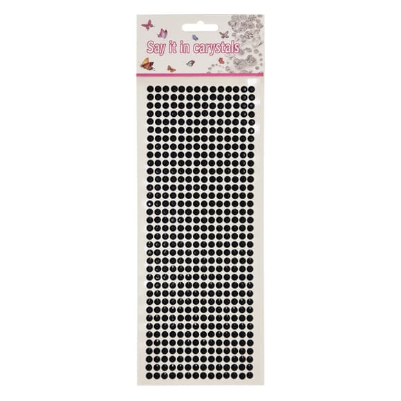 Наклейки декоративні XY-004(Black) на планшеті 504 шт