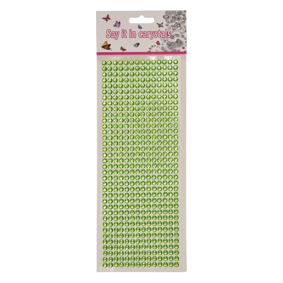 Наклейки декоративные XY-004(Green) на планшетке 504 шт