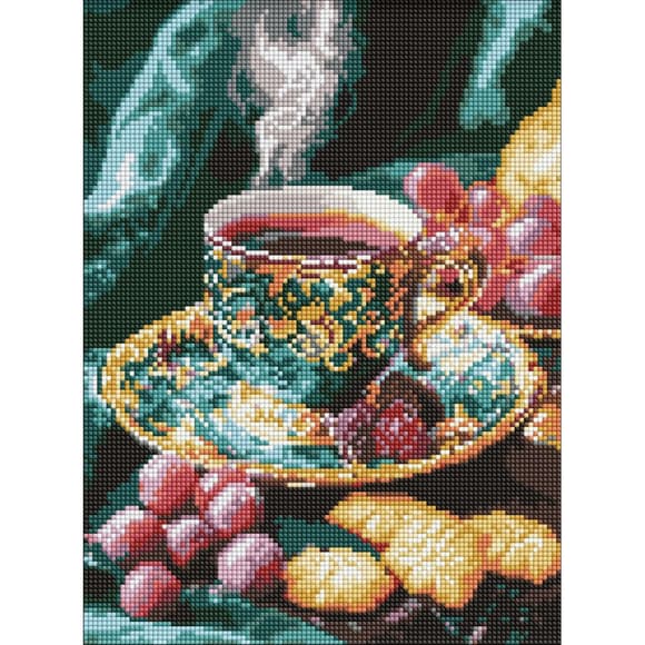 Алмазная мозаика "Кофе по-турецки" ©art_selena_ua AMO8130, 30х40 см