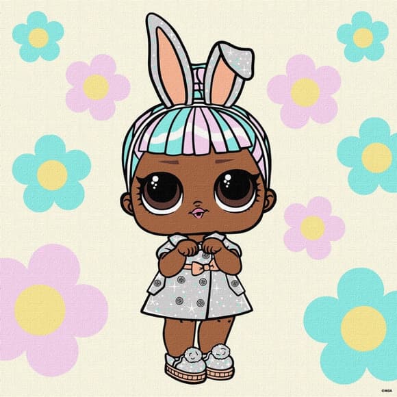 Картина по номерам "L.O.L. Surprise! Spring Bling Carats" KHO1100, 40х40 см   