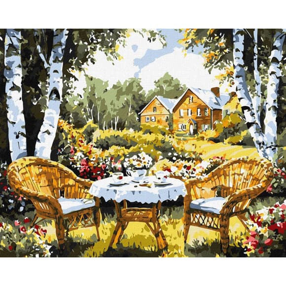 Картина по номерам "Дача мечты" ©art_selena_ua KHO6378, 40х50 см