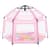 Дитячий манеж MR 1512 Powder Pink 146×127×110 см