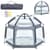 Дитячий манеж MR 1512 Silver Mist 146×127×110 см