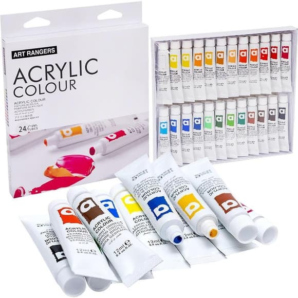 Набор акриловых красок "Art Ranger Acryliс" EA2412, 12 мл 24 цвета