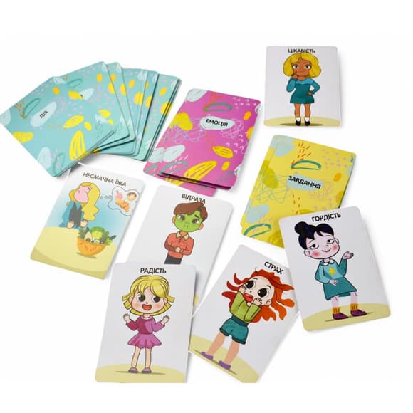 Настольная игра "Эмоции" 2262-UM 37 карточек, 7 вариантов игры