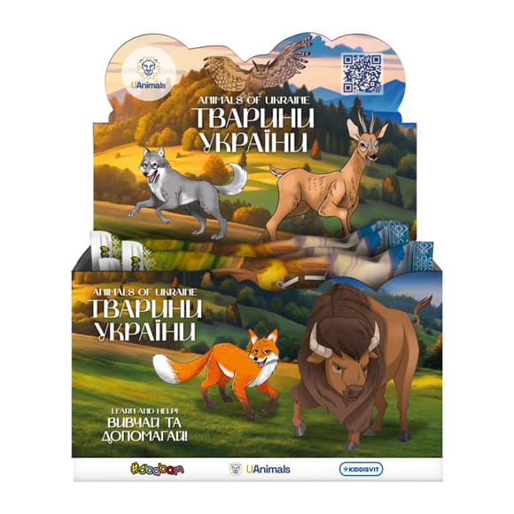 Стретч-игрушка в виде животного Животные Украины #sbabam 1/CN25 игрушка-сюрприз