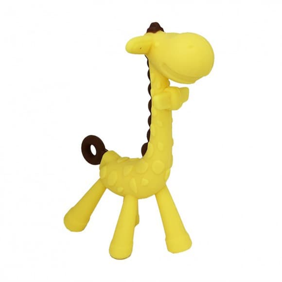 Силиконовый прорезыватель "Жираф" MGZ-0423(Yellow) без футляра 