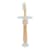 Силиконовая зубная щетка Mumlove MGZ-0707(Peach) с ограничителем