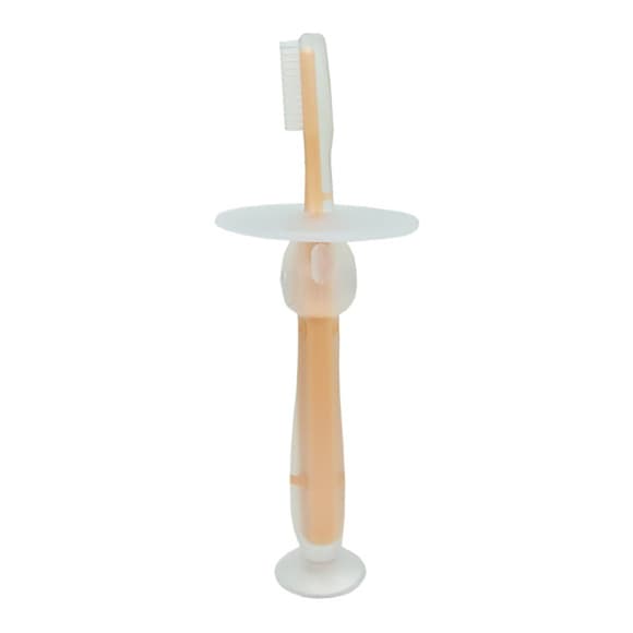 Силиконовая зубная щетка Mumlove MGZ-0707(Peach) с ограничителем