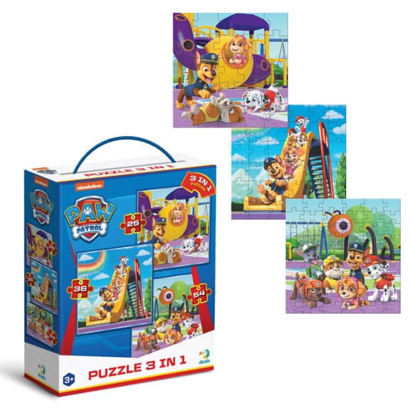 Детский пазл Игровая площадка Paw Patrol 200578, 3 в 1