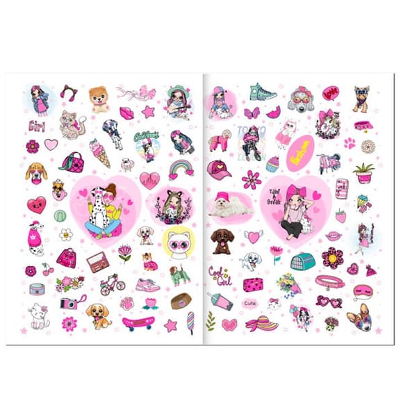 Детская раскраска "Girls&Pets" РМ-88-02 серия "Dream & Style"
