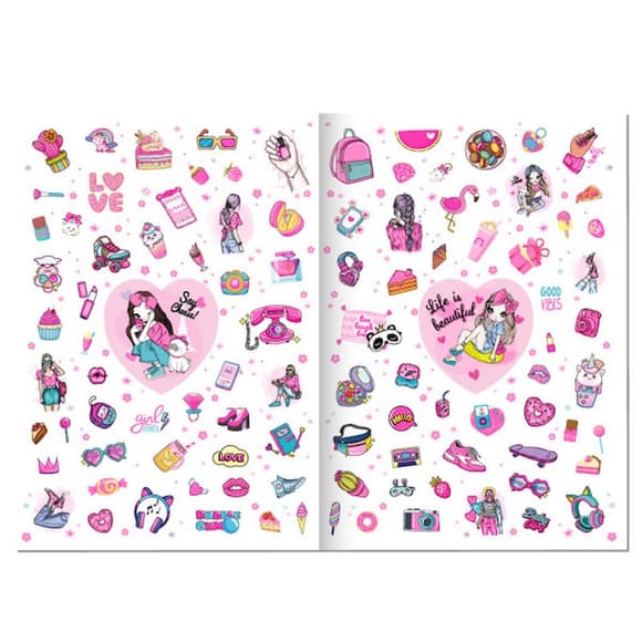 Детская раскраска "Girls' Lifestyle" РМ-88-03 серия "Dream & Style"