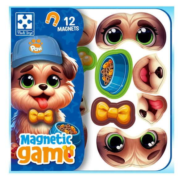Игра развивающая "Эмоции Песика" VT3220-04, 12 магнитов