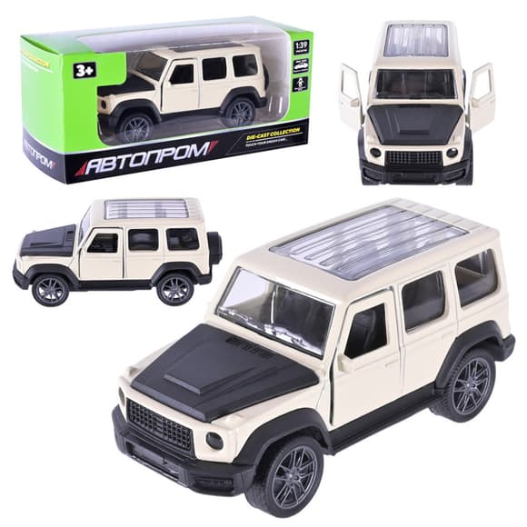 Машинка инерционная Джип AP4393(Light-Beige) масштаб 1:43