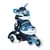 Детские раздвижные ролики A4156-XS-BL, размер 27-30