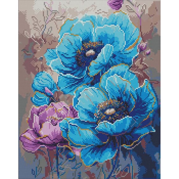 Алмазная мозаика "Симфония цветов" ©art_selena_ua AMO8047, 40х50 см