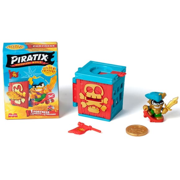 Детский игровой набор с фигурками "Крепость" PIRATIX PPX1D212IN00 серии "Golden Treasure"