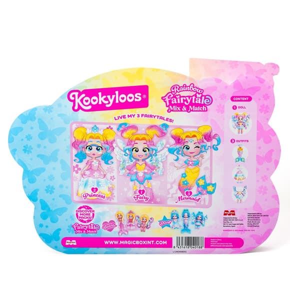 Игровой набор с куклой "Рейнбоу" KOOKYLOOS PKLSP106IN210 серии "Fairytale" 