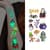 Набор детских временных татуировок "Halloween glow" kids-tatto-halloween-glow-set-1