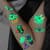 Набор детских временных татуировок "Halloween glow" kids-tatto-halloween-glow-set-1
