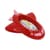 Игрушка-термометр для ванной "Самолет" MGZ-1106(Red)