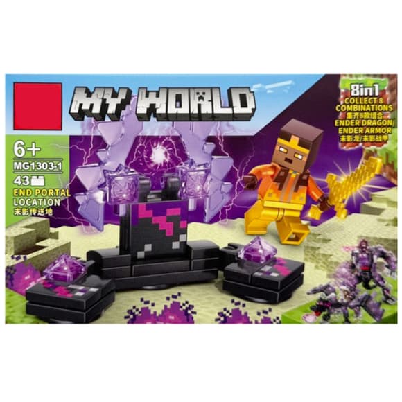 Детский конструктор "Minecraft" MG1303-1, 43 детали