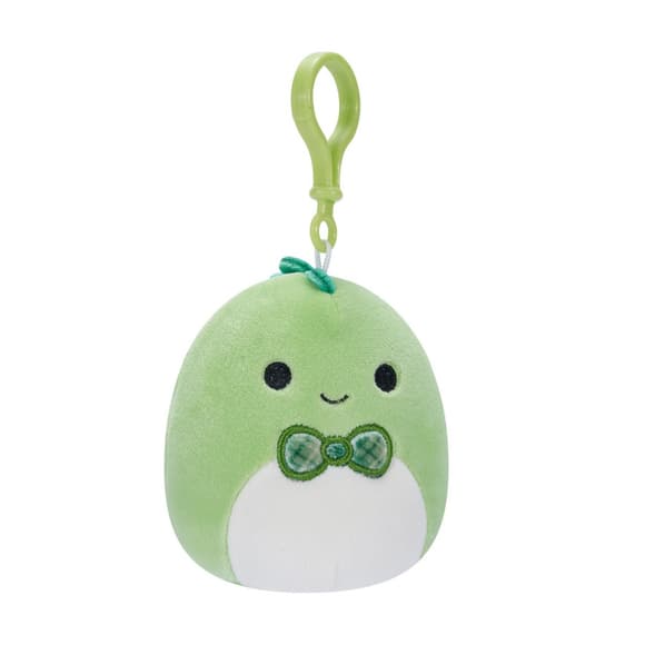 Мягкая игрушка Дино Денни Squishmallows SQCP00151 на клипсе 9 см
