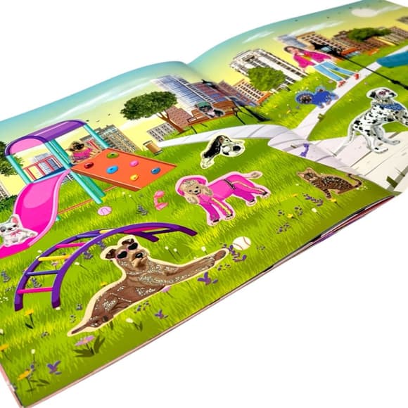 Детская книжечка с наклейками "Dogs & Cats" РМ-87-02