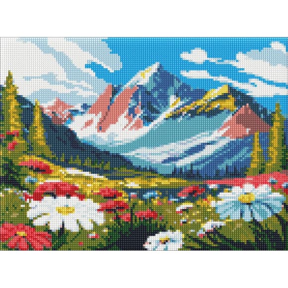 Алмазная мозаика "Контрасты природы" ©art_selena_ua AMO8136, 30х40 см 