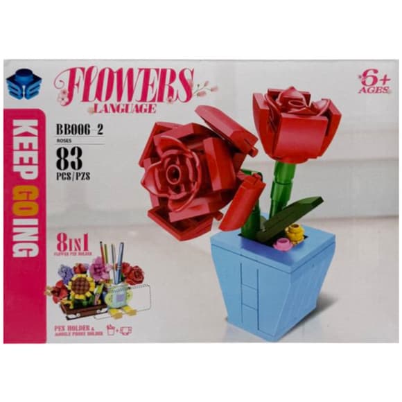 Конструктор детский "Roses" BB006-2, 83 детали