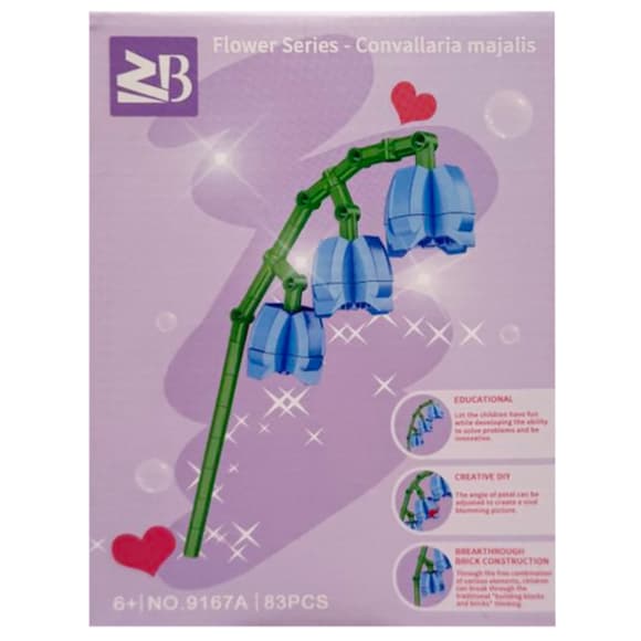Конструктор детский "Convallaria majalis" 9119A-9167A 83 детали