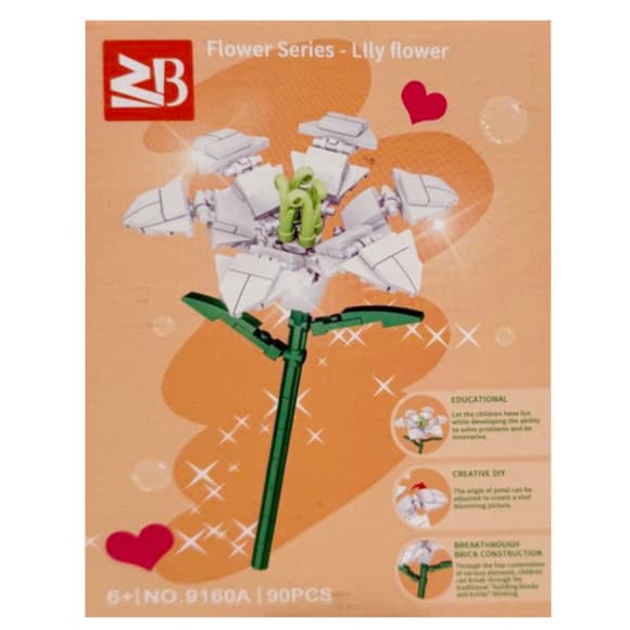 Конструктор детский "Lily flower" 9119A-9160A 90 деталей