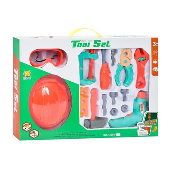 Ігровий набір інструментів "Tool Set" H3006-2 шуруповерт, окуляри, каска