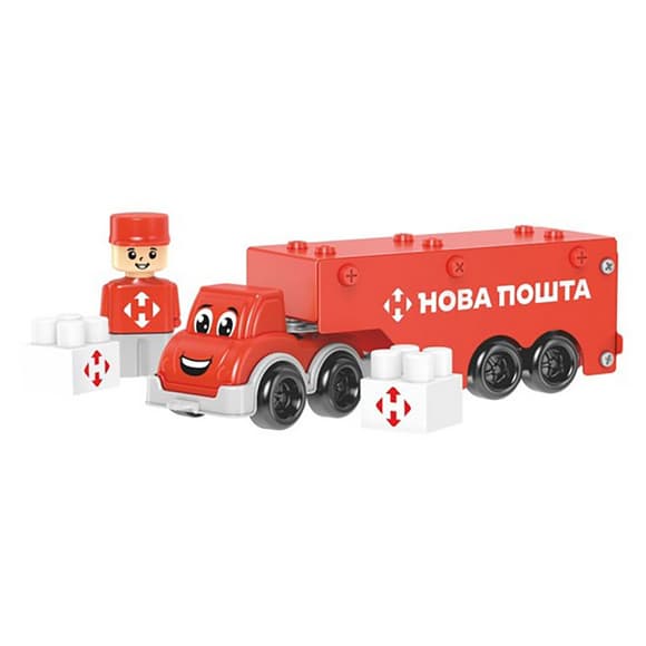 Детский металлический конструктор "Нова Почта" 1416TXK, 135 деталей
