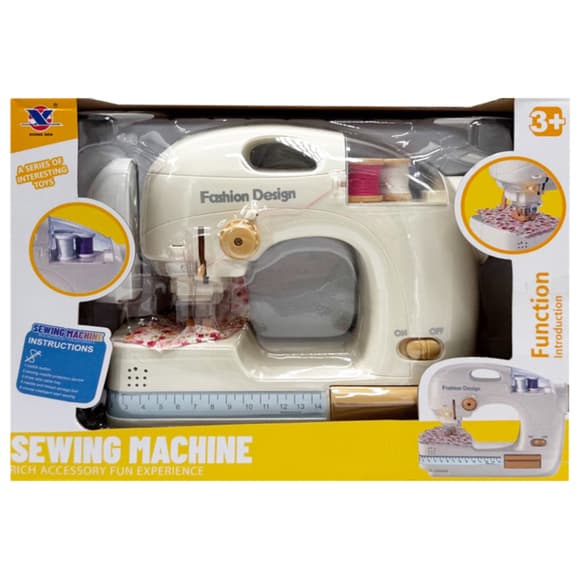 Детская бытовая техника "Швейная машинка" XS-25055(White) световые и звуковые эффекты