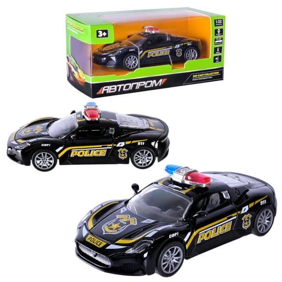 Детская игровая машинка "Police" AP74204(Black) масштаб 1:32